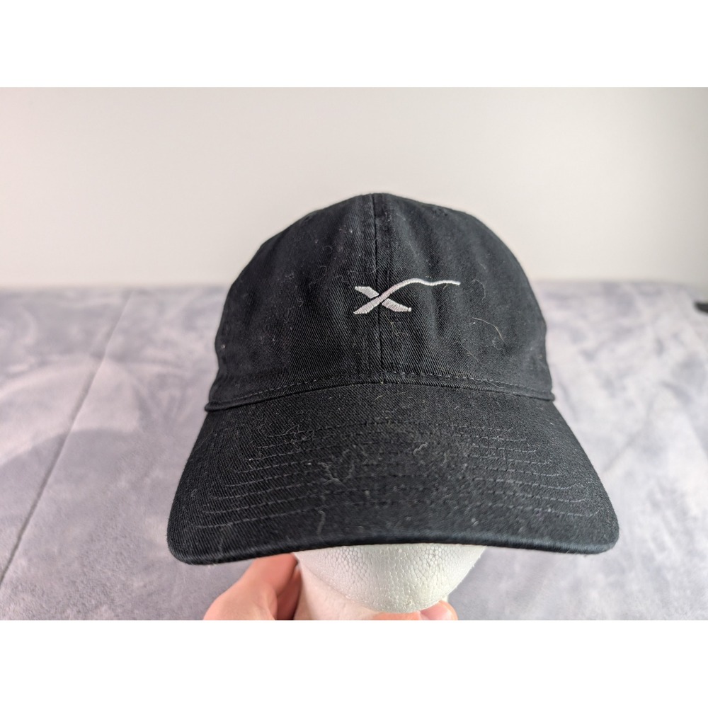 SpaceX Logo Baseball Cap Black Adjustable Strap Hat Mens Womens